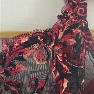 Soma Intimates Sensuous Lace Unlined Bra 38 D.